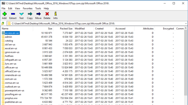 7-Zip for Windows 11, 10 Screenshot 1