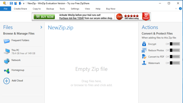 WinZip for Windows 11, 10 Screenshot 1