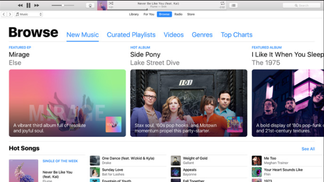 Apple iTunes for Windows 11, 10 Screenshot 2