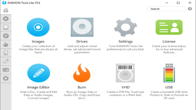 DAEMON Tools Lite for Windows 11, 10 Screenshot 1