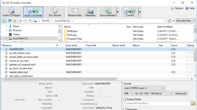 EZ CD Audio Converter for Windows 11, 10 Screenshot 1