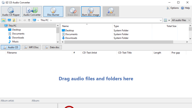 EZ CD Audio Converter for Windows 11, 10 Screenshot 3