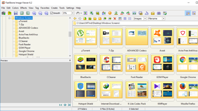 FastStone Image Viewer for Windows 11, 10 Screenshot 1