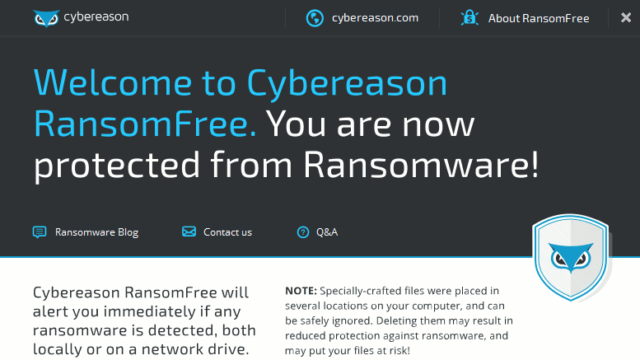Cybereason RansomFree for Windows 11, 10 Screenshot 3