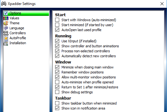 Xpadder for Windows 10 Screenshot 2