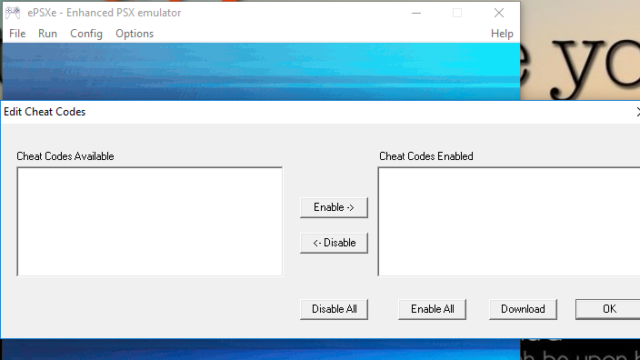 ePSXe for Windows 11, 10 Screenshot 2
