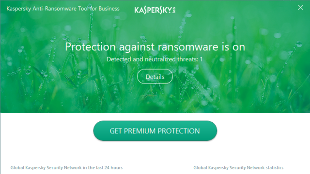 Kaspersky Anti-Ransomware Tool for Business for Windows 10 Screenshot 1