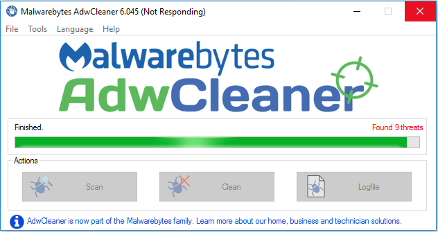 Malwarebytes AdwCleaner for Windows 11, 10 Screenshot 1