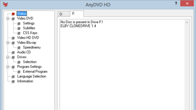 AnyDVD HD for Windows 11, 10 Screenshot 1