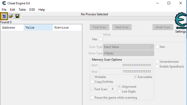 Cheat Engine for Windows 11, 10 Screenshot 1