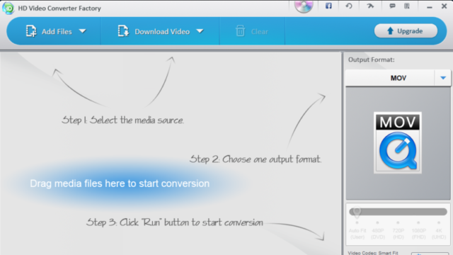 Free HD Video Converter Factory for Windows 10 Screenshot 1