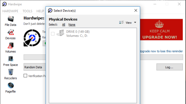 Hardwipe for Windows 10 Screenshot 2