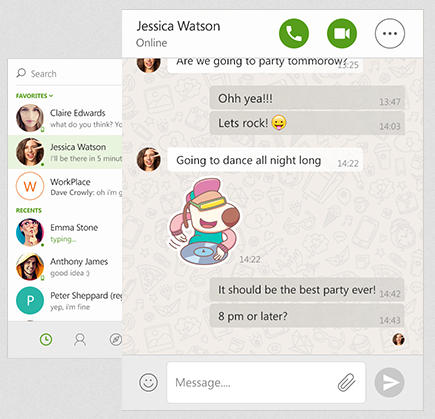 ICQ Screenshot 1