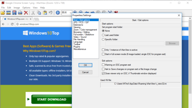 IrfanView for Windows 11, 10 Screenshot 1