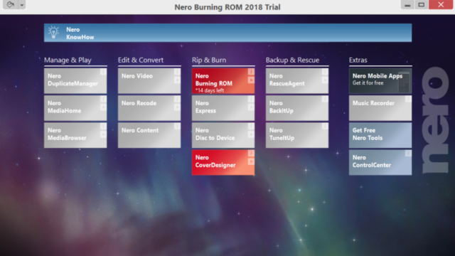 Nero Burning Rom for Windows 11, 10 Screenshot 1