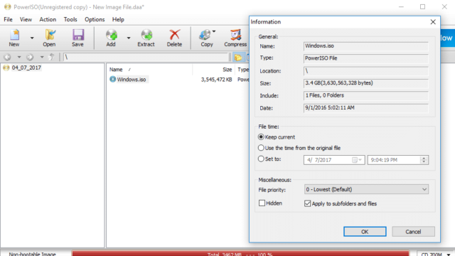 PowerISO for Windows 11, 10 Screenshot 1