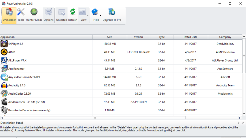 Revo Uninstaller Screenshot 1