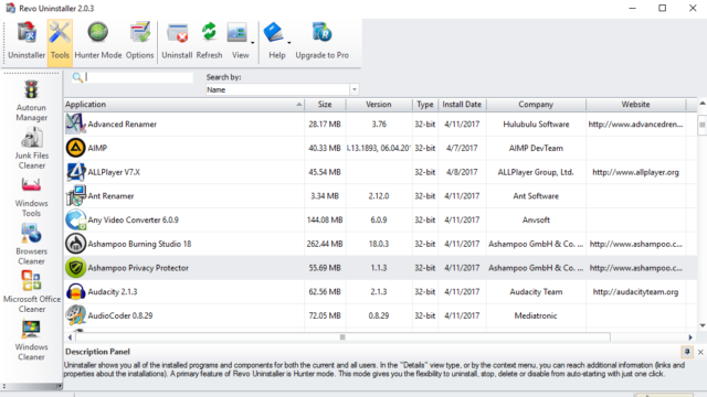 Revo Uninstaller for Windows 11, 10 Screenshot 3