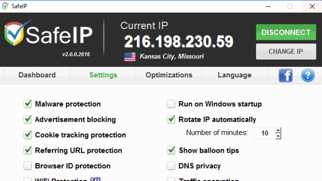 SafeIP for Windows 11, 10 Screenshot 2