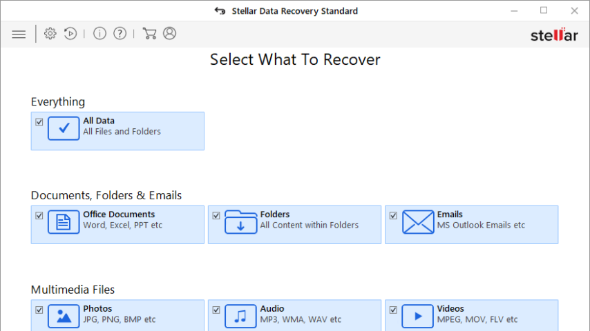 Stellar Data Recovery Screenshot 1