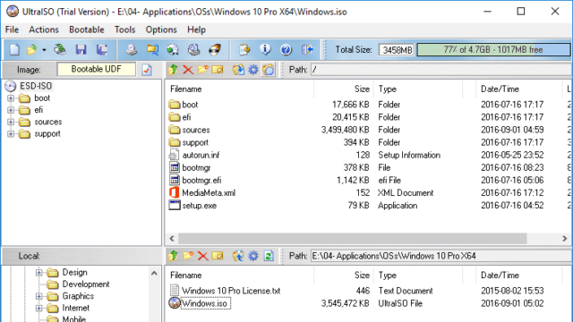 UltraISO for Windows 11, 10 Screenshot 1
