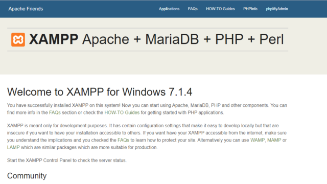 XAMPP for Windows 11, 10 Screenshot 3