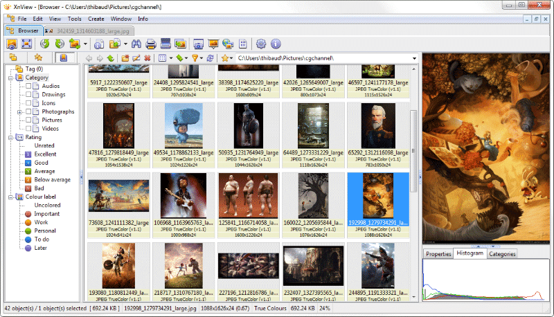 XnView Screenshot 1