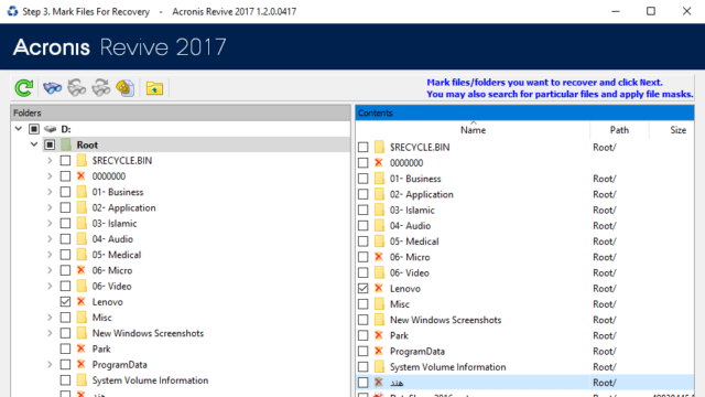 Acronis Revive for Windows 10 Screenshot 2