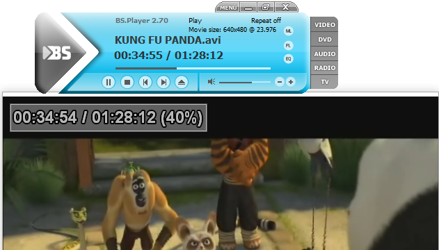 BS.Player for Windows 11, 10 Screenshot 1