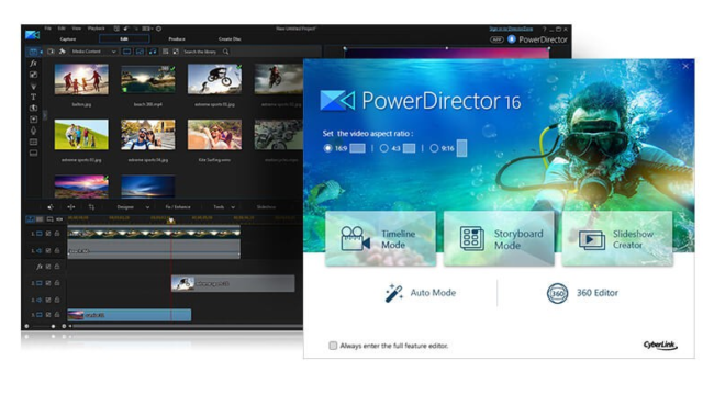 CyberLink PowerDirector for Windows 11, 10 Screenshot 2