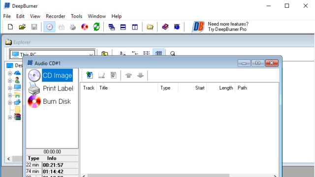 DeepBurner for Windows 11, 10 Screenshot 3