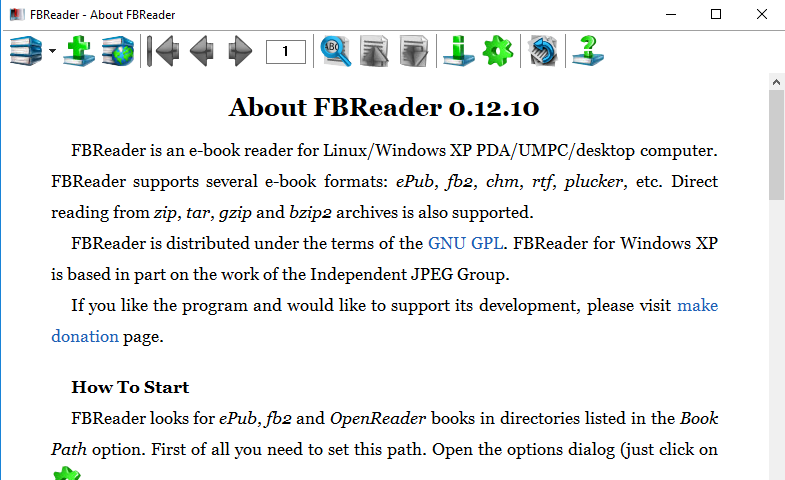 FBReader Screenshot