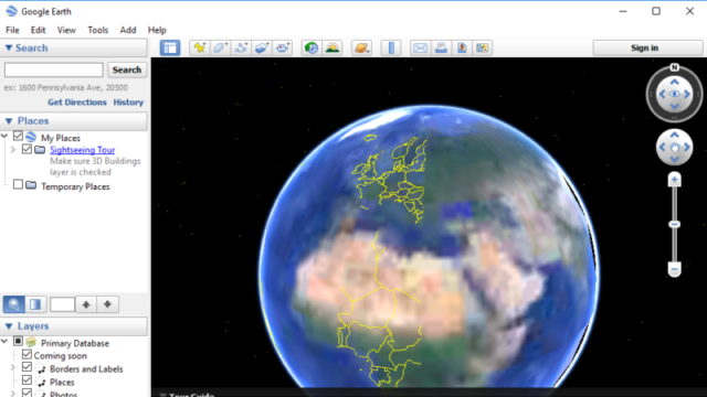 Google Earth for Windows 11, 10 Screenshot 1