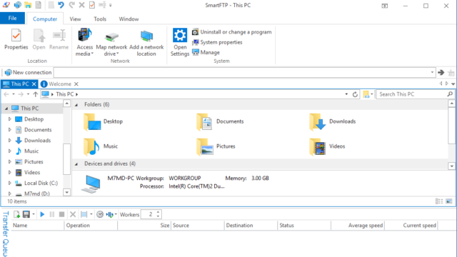 SmartFTP for Windows 11, 10 Screenshot 1