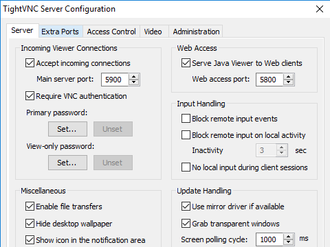 TightVNC for Windows 11, 10 Screenshot 2