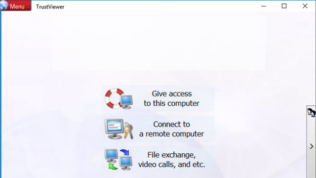 TrustViewer for Windows 10 Screenshot 1