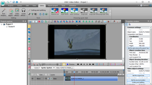 VSDC Free Video Editor for Windows 11, 10 Screenshot 3