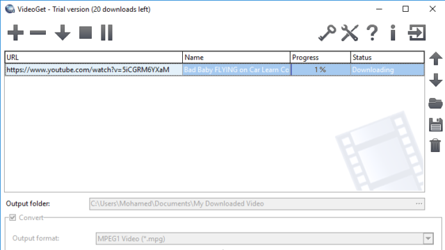 VideoGet for Windows 11, 10 Screenshot 2