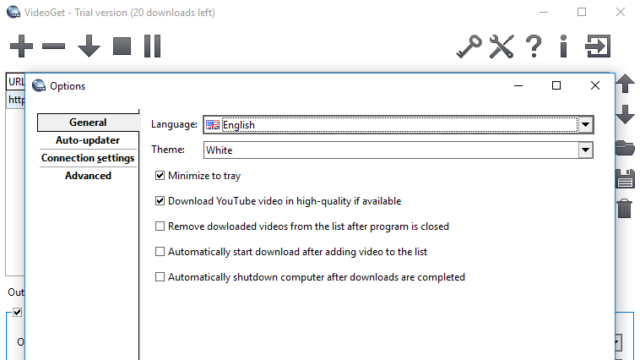 VideoGet for Windows 11, 10 Screenshot 3