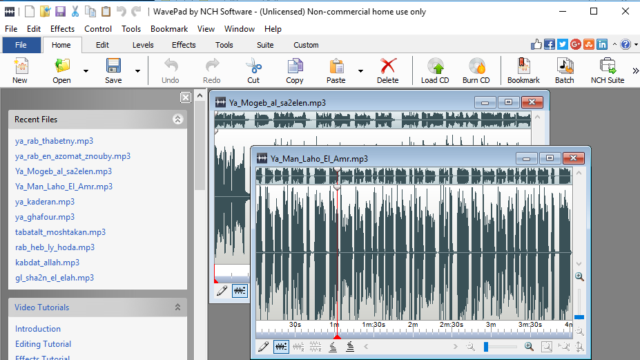 WavePad Audio Editing for Windows 10 Screenshot 1