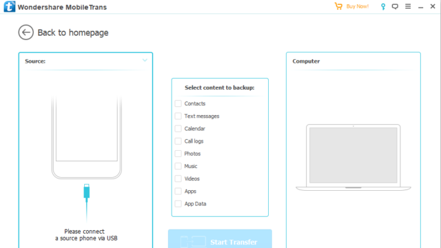 Wondershare MobileTrans for Windows 11, 10 Screenshot 3
