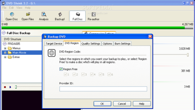 DVD Shrink for Windows 11, 10 Screenshot 2