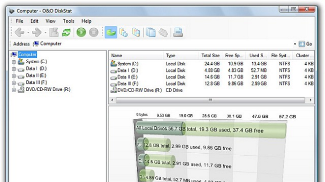 O&O DiskStat for Windows 11, 10 Screenshot 1