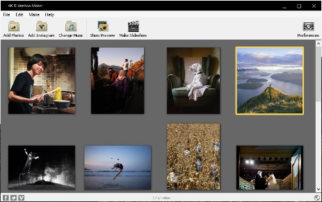 4K Slideshow Maker for Windows 10 Screenshot 1