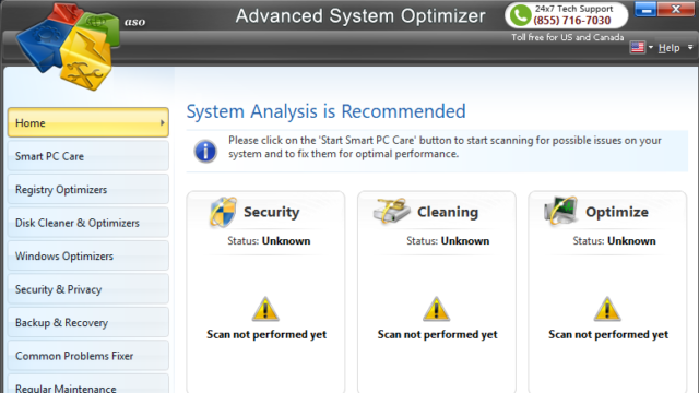 Advanced System Optimizer for Windows 11, 10 Screenshot 1