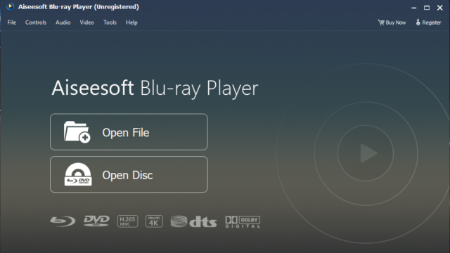 Aiseesoft Blu-ray Player for Windows 10 Screenshot 1