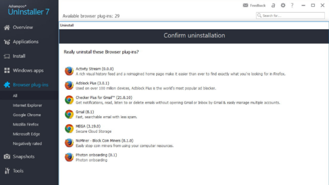 Ashampoo UnInstaller for Windows 11, 10 Screenshot 3