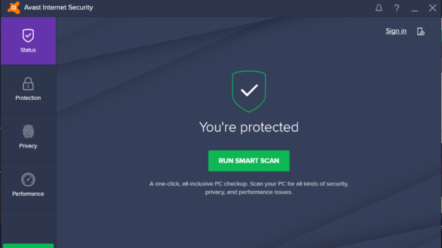 Avast Internet Security for Windows 11, 10 Screenshot 1