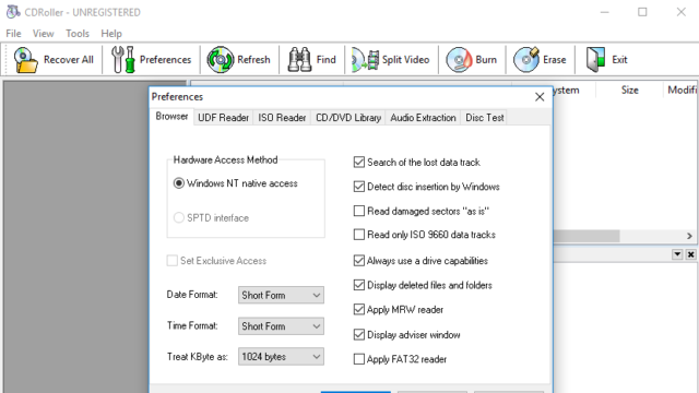 CDRoller for Windows 10 Screenshot 2