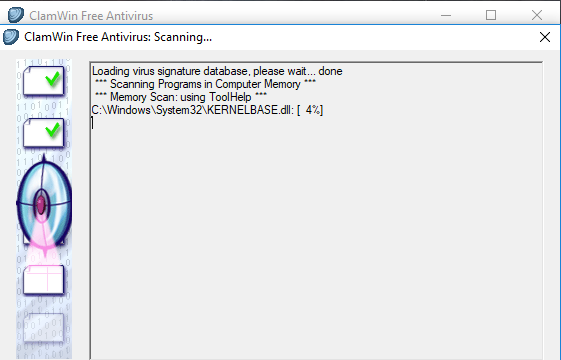 ClamWin Antivirus for Windows 10 Screenshot 2